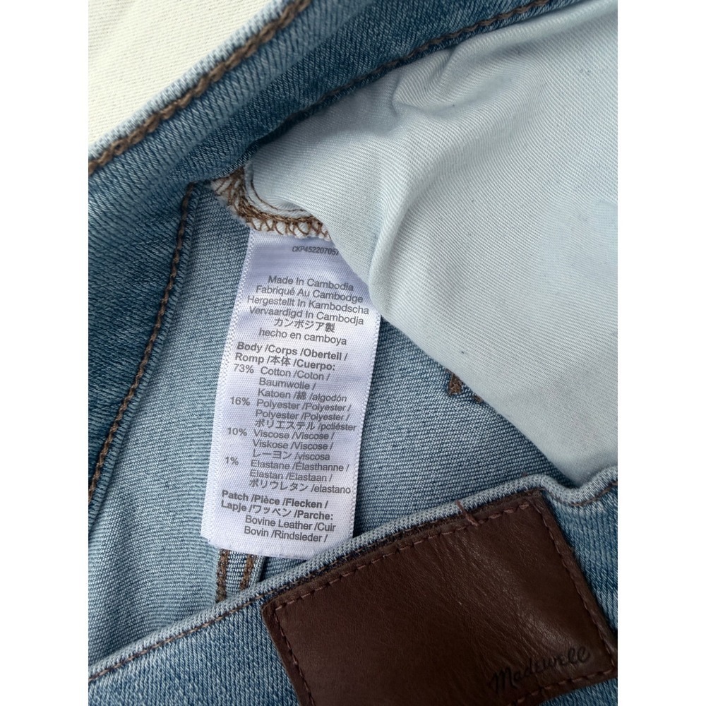 Madewell Cali Demi Boot Jeans Size 29 Button Fly HighRise Vintage-Inspired - Picture 7 of 13